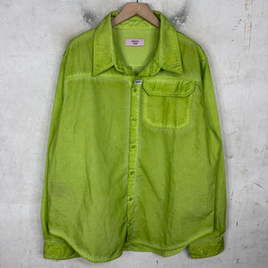 Martine Rose Green Nylon Overshirt