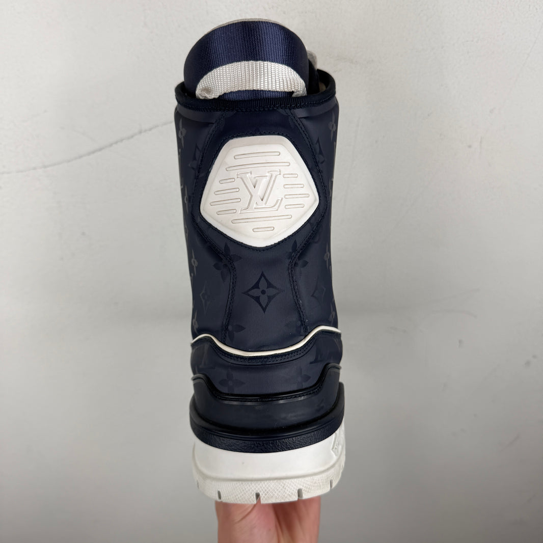 Louis Vuitton Navy Trainer Snow Boots