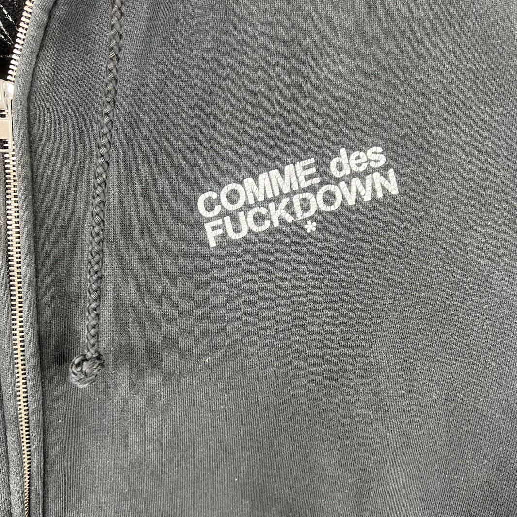 Comme Des Fuckdown Zip-Up Hoodie