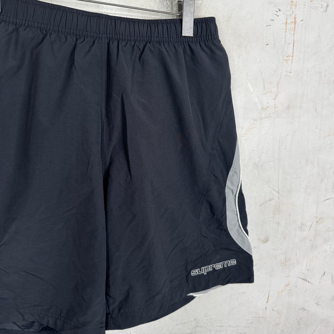 Supreme Black/Grey Swimming Trunks