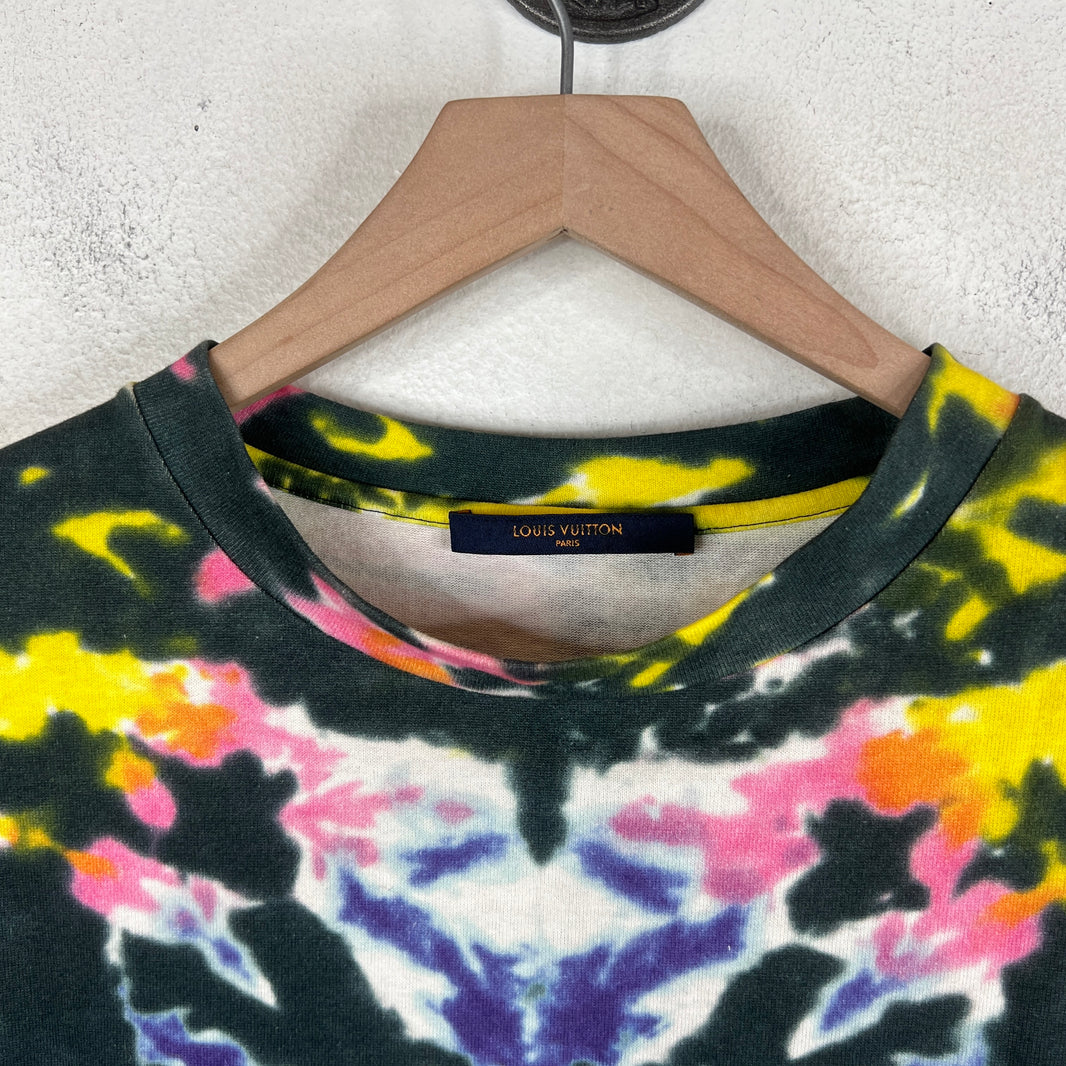 Louis Vuitton Plain Rainbow Tie-Dye T-Shirt