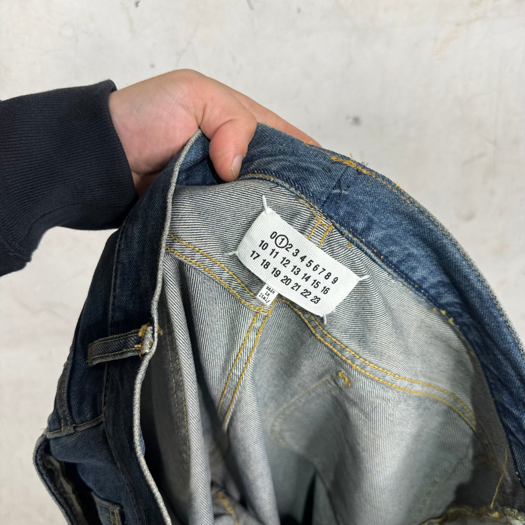 Margiela Medium Wash Flared Jeans