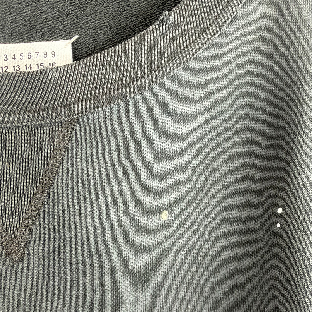 Margiela Paint Splatter Distressed Crewneck