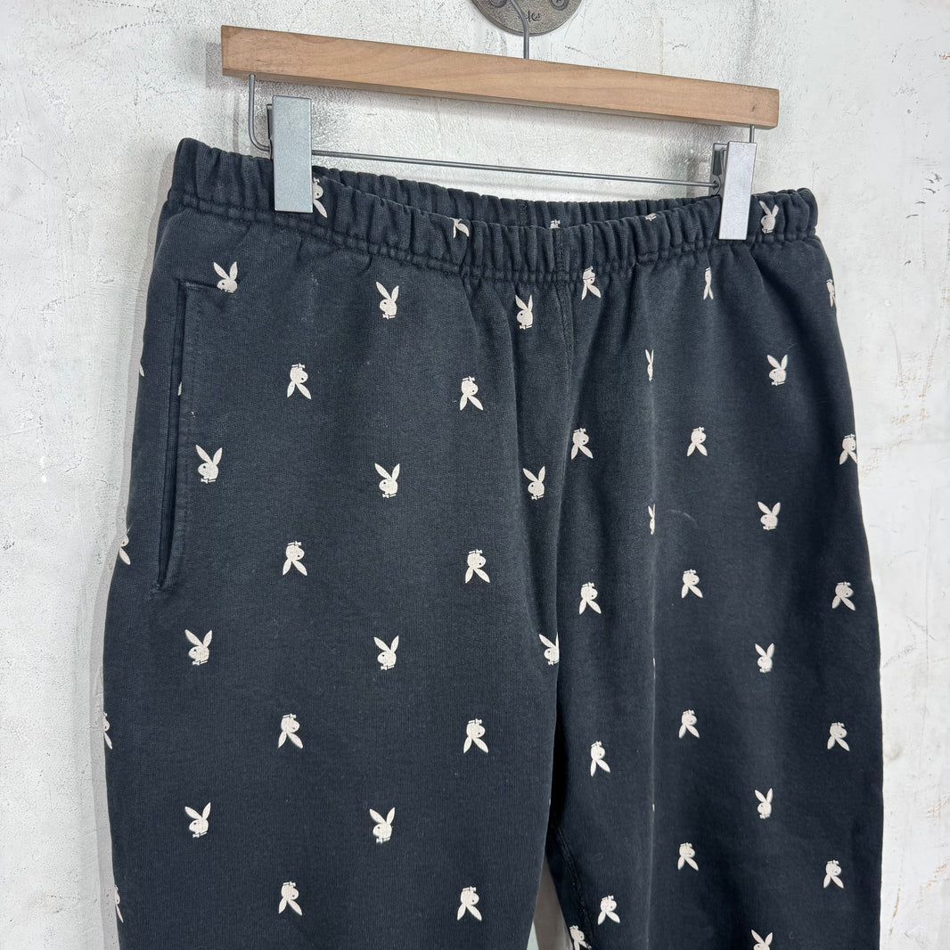 Supreme x Playboy Sweatpants Black