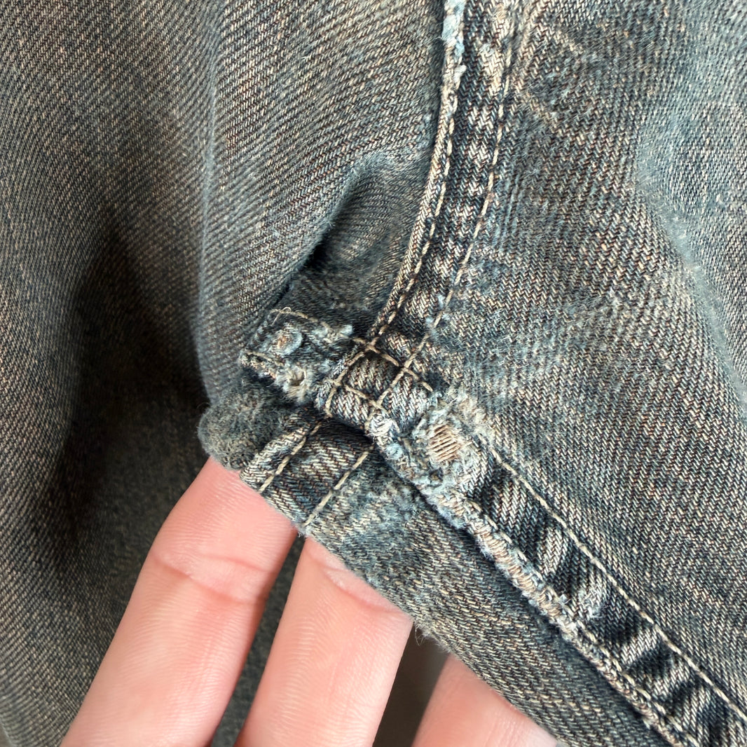 Rick Owens Brown Slab Denim Jeans