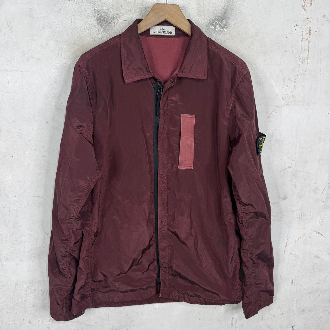 Stone Island Metallic Zipped Jacket