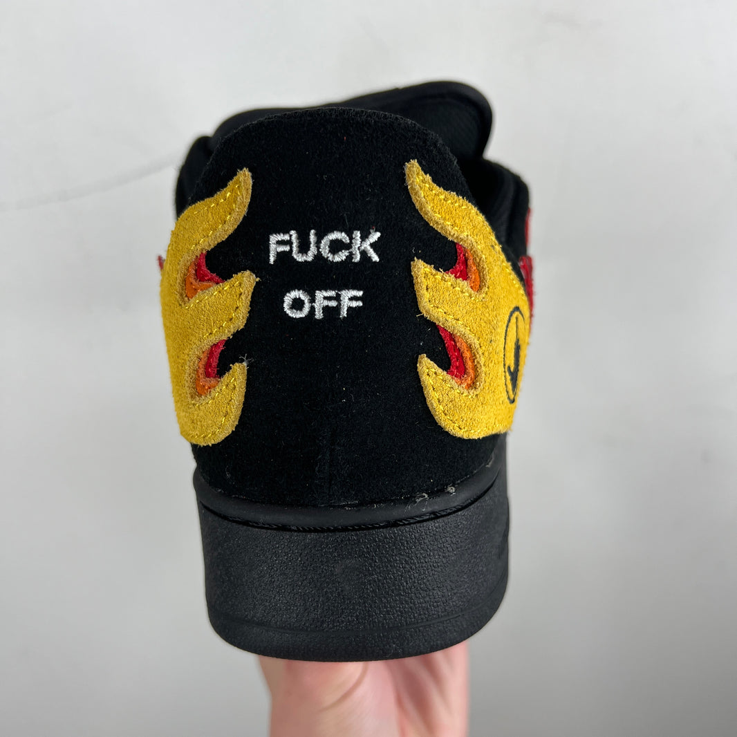 I Never Heard of You Flame Sample F*** Off Sneakers