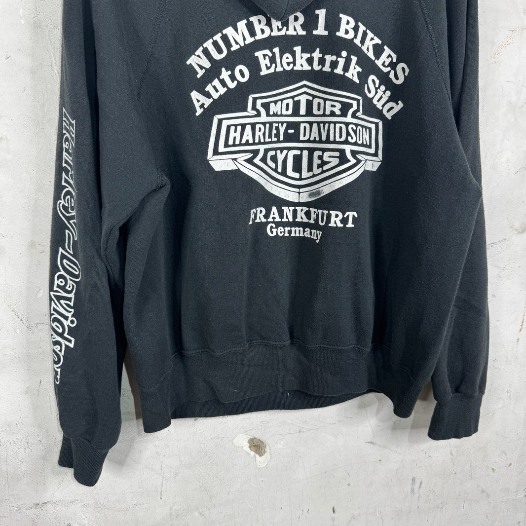 Vintage Harley Davidson 3D Shield Hoodie