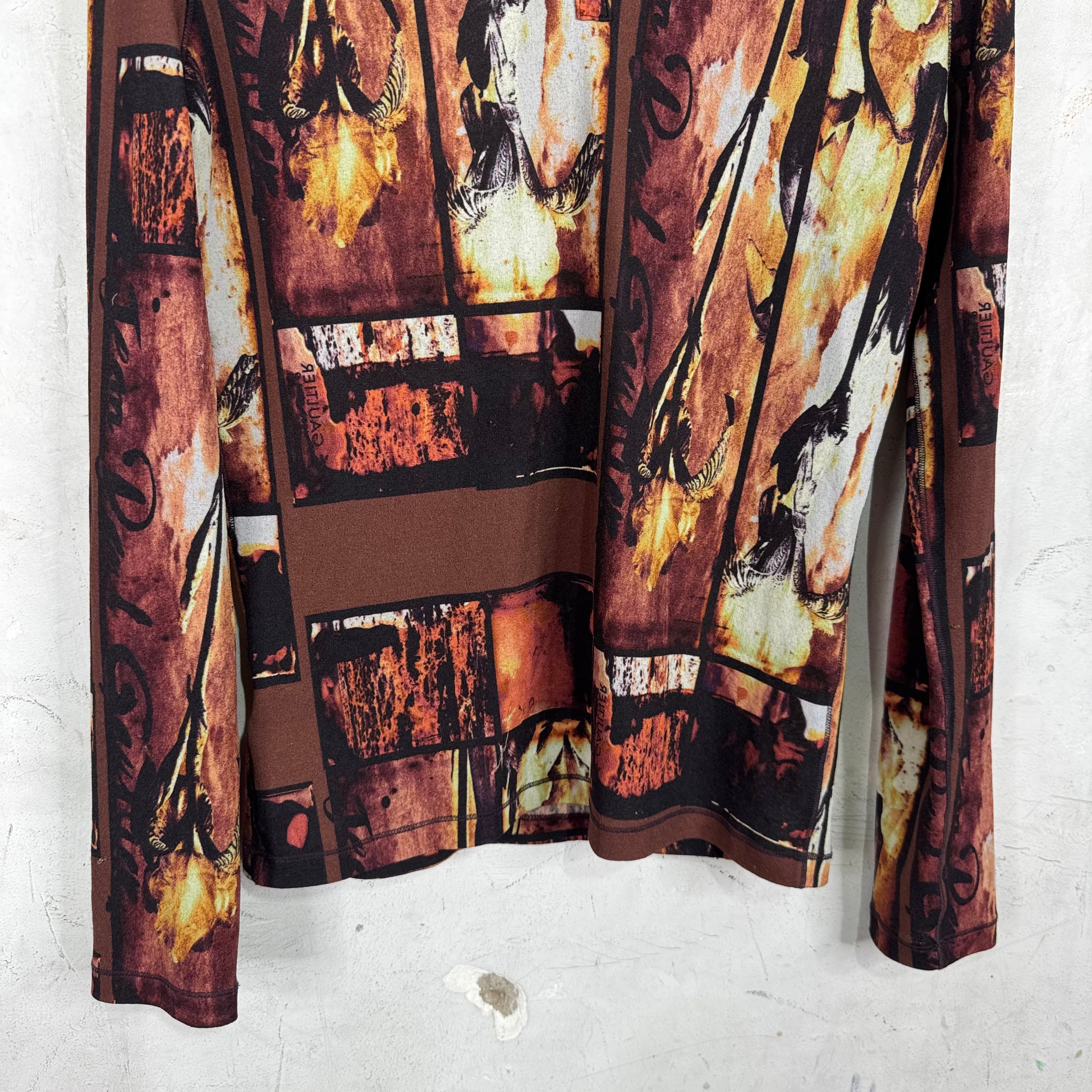 Jean Paul Gaultier Homme Collared Picture Shirt – www.Lukes.store
