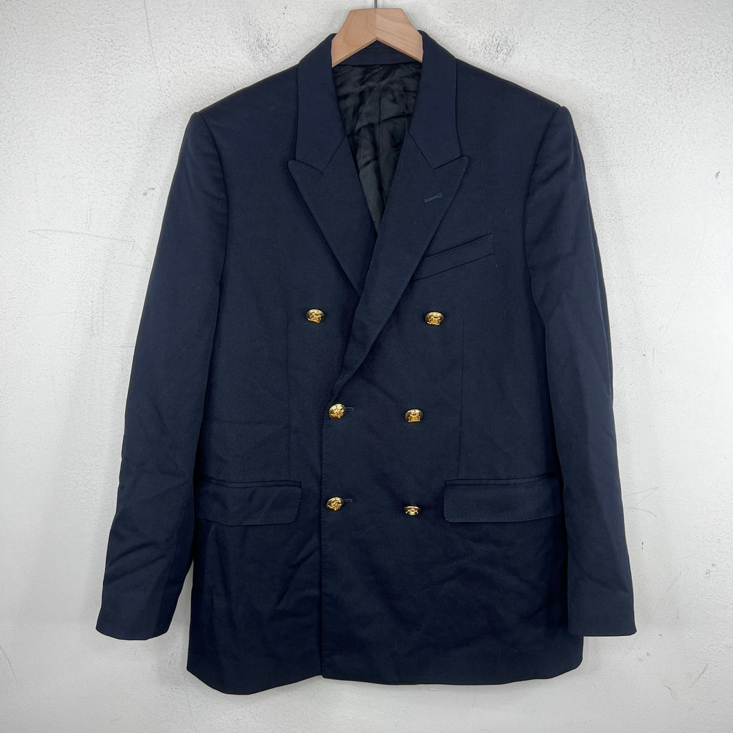 Celine Navy Double Breasted Blazer