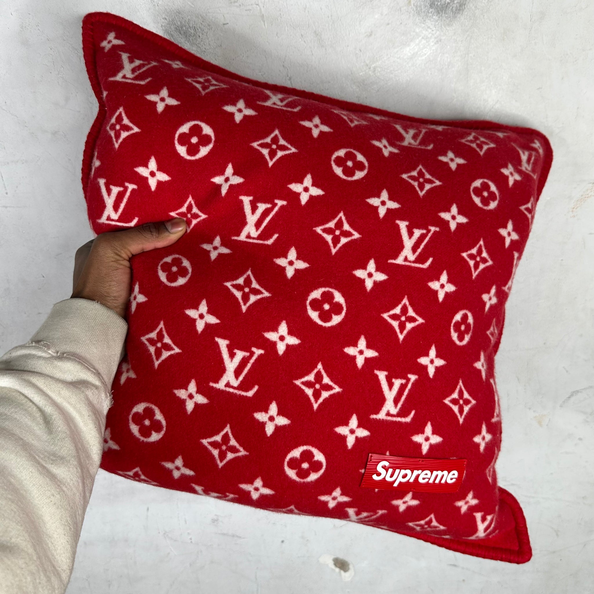 Louis Vuitton x Supreme Monogram Pillow