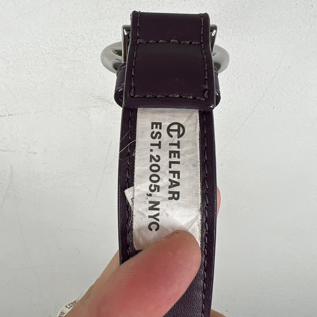 Telfar Logo Purple Belt