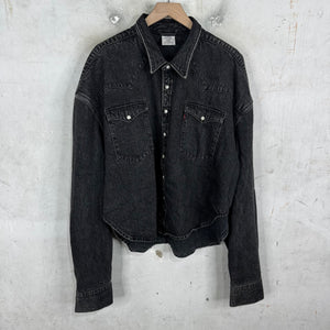 Vetements x Levis Western Snap Denim Overshirt