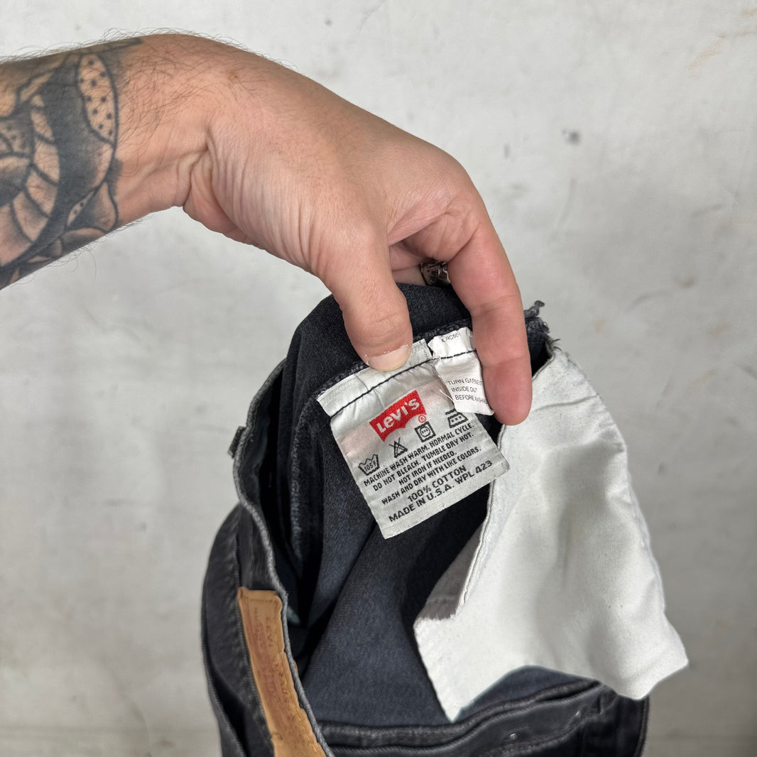 Vintage Levis Repaired Patch 501 Jeans