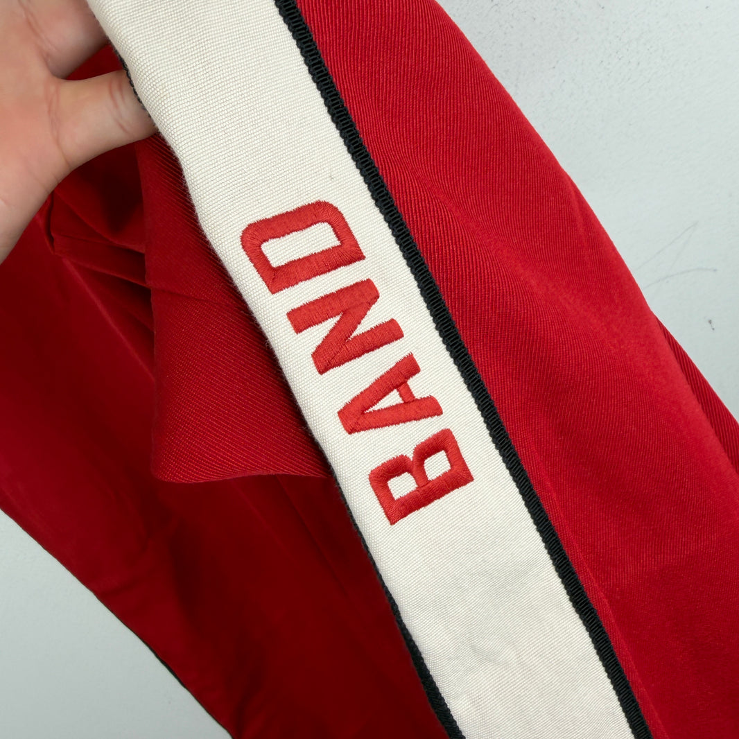 Gucci Red Band Side Stripe Drawstring Track Pants