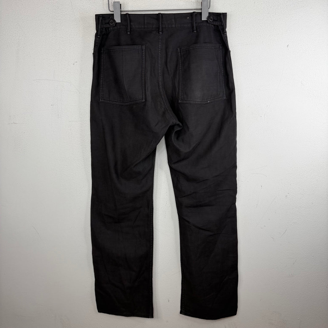RRL Black HBT Pants