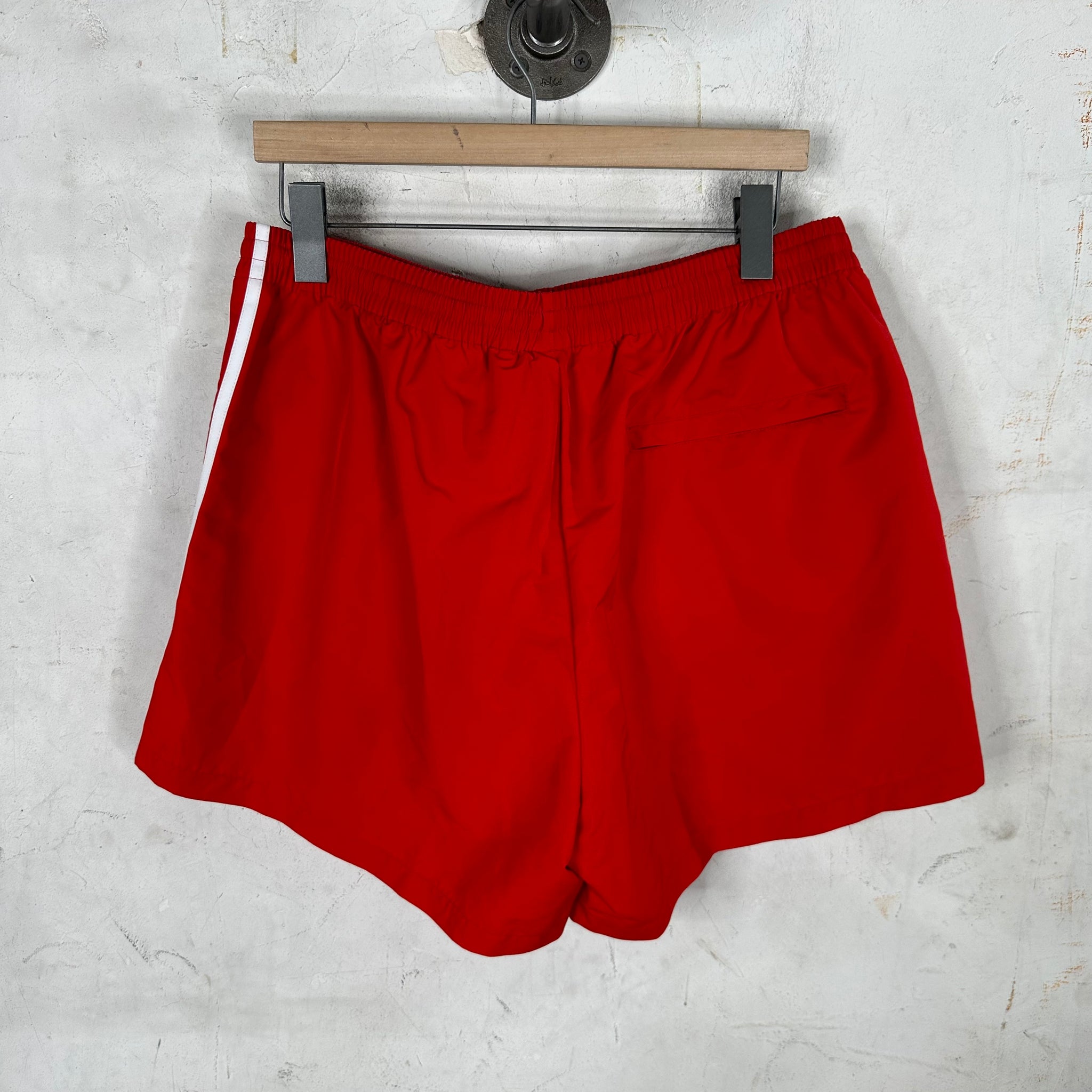 Balenciaga x Adidas Red Swim Trunks