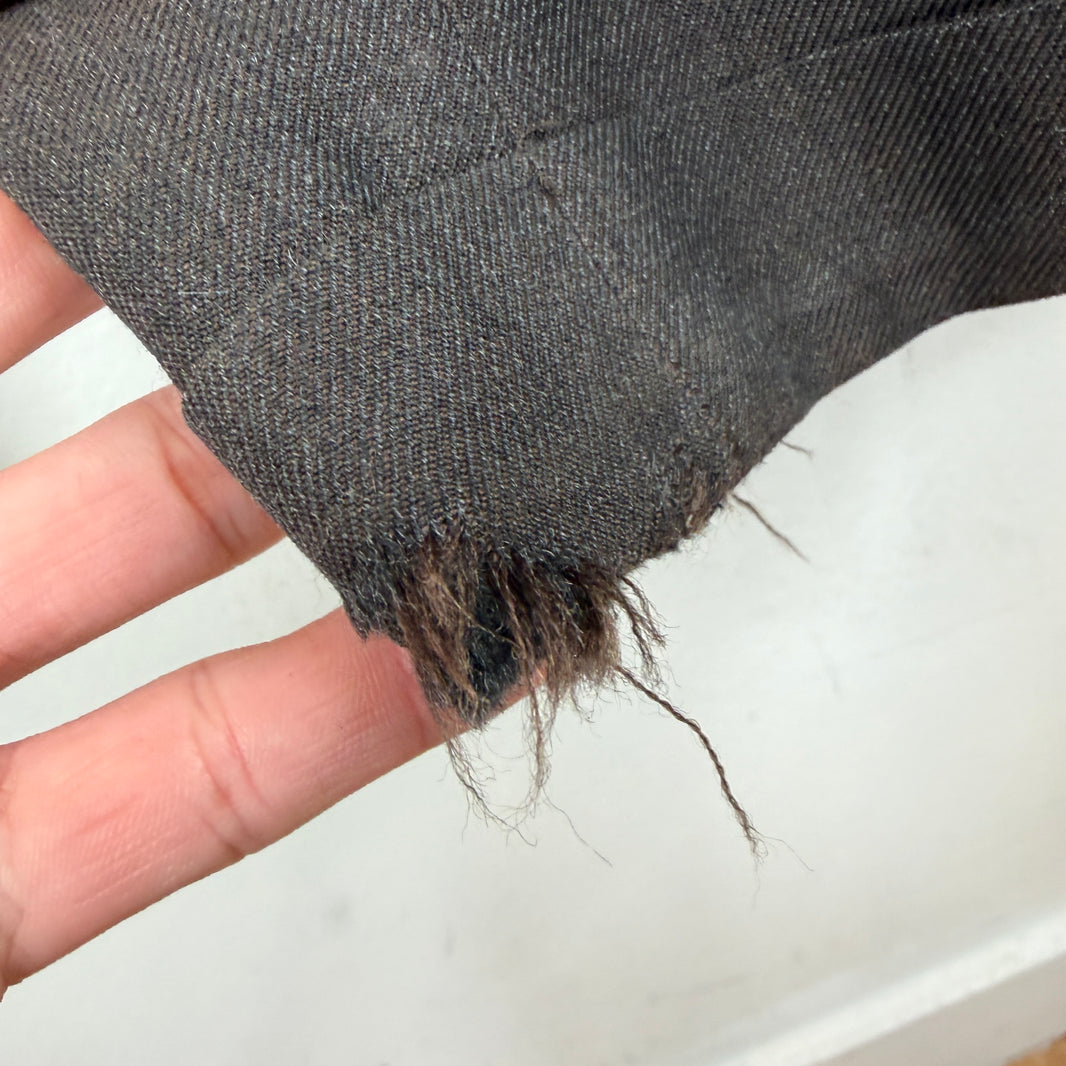 Margiela Brown Baggy Wool Trousers
