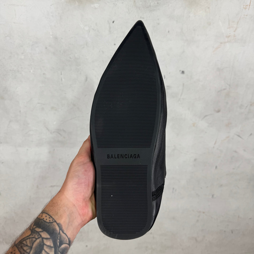 Balenciaga Leather Morrocan Mules