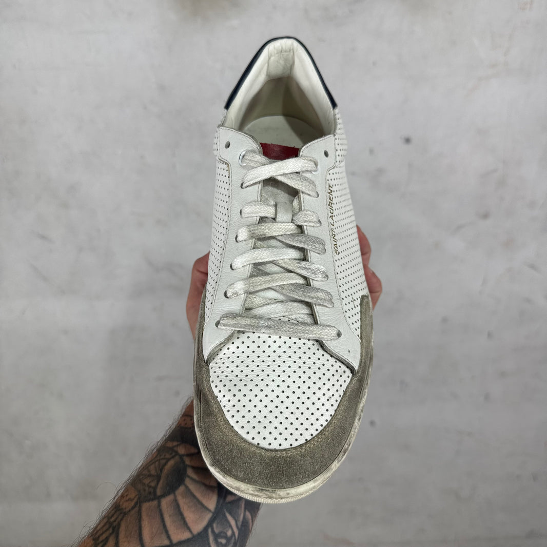 Saint Laurent Perforated Classic Low Sneakers