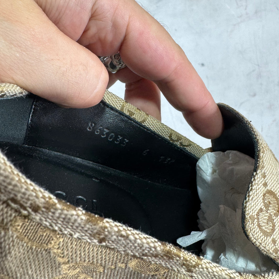 Gucci Monogram Ragazzo Mules