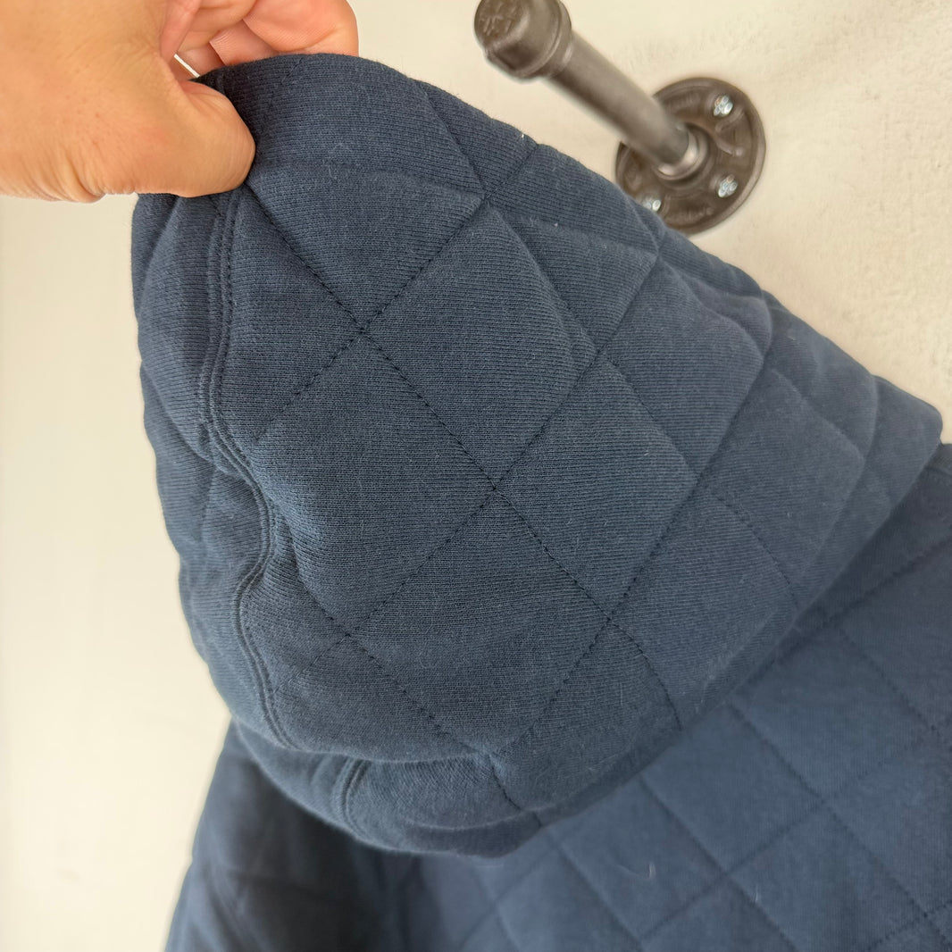 Supreme Quilted Hooded Zip Jacket