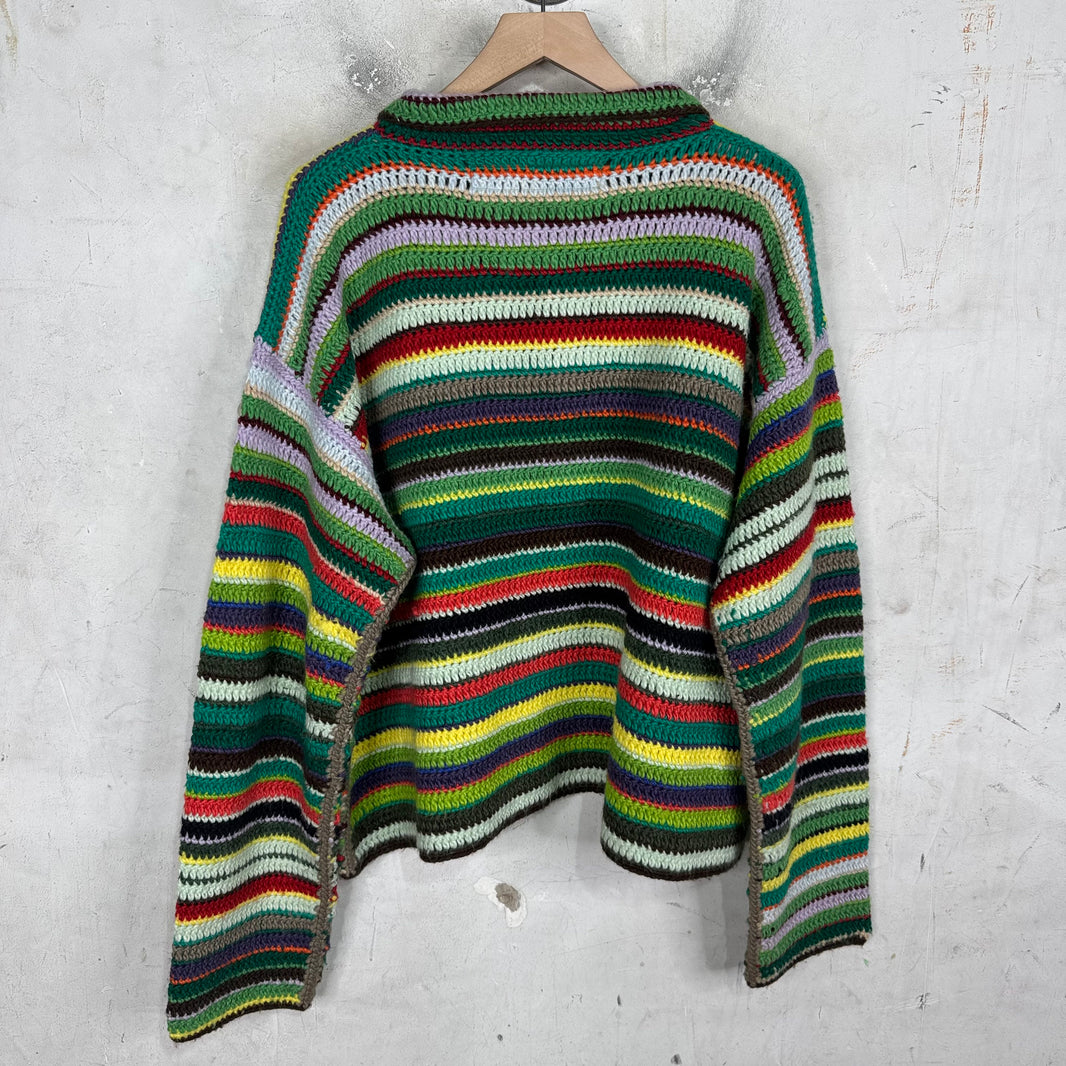 CPFM Crochet Knit Cardigan Sweater