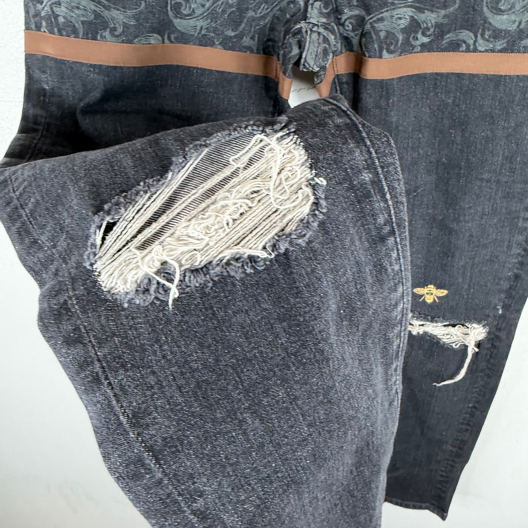 Undercover Paisley Hybrid Jeans