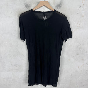 Rick Owens Tecuatl Sheer Asymetrical Shirt