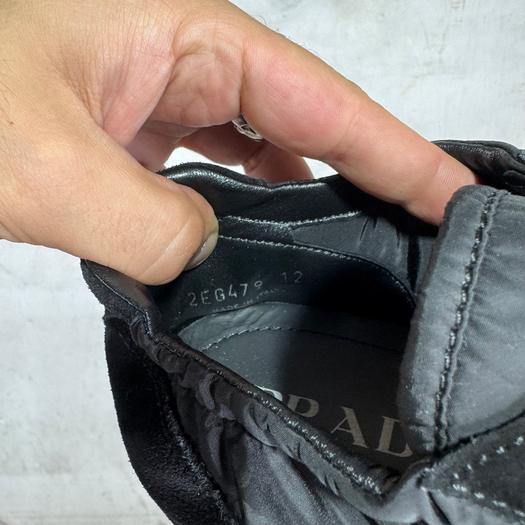 Prada Renylon Collapse Sneakers