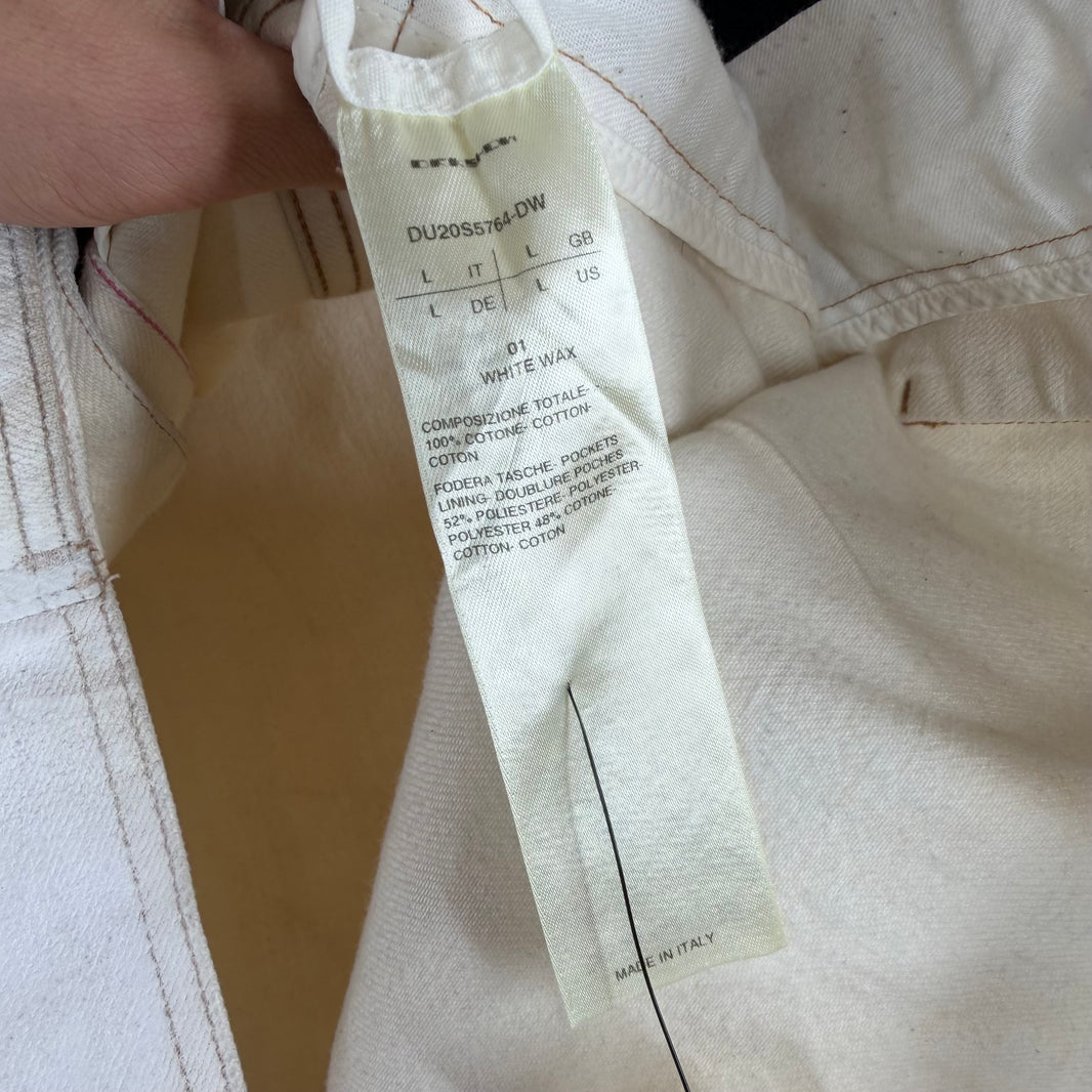 DRKSHDW White Wax Denim Vest