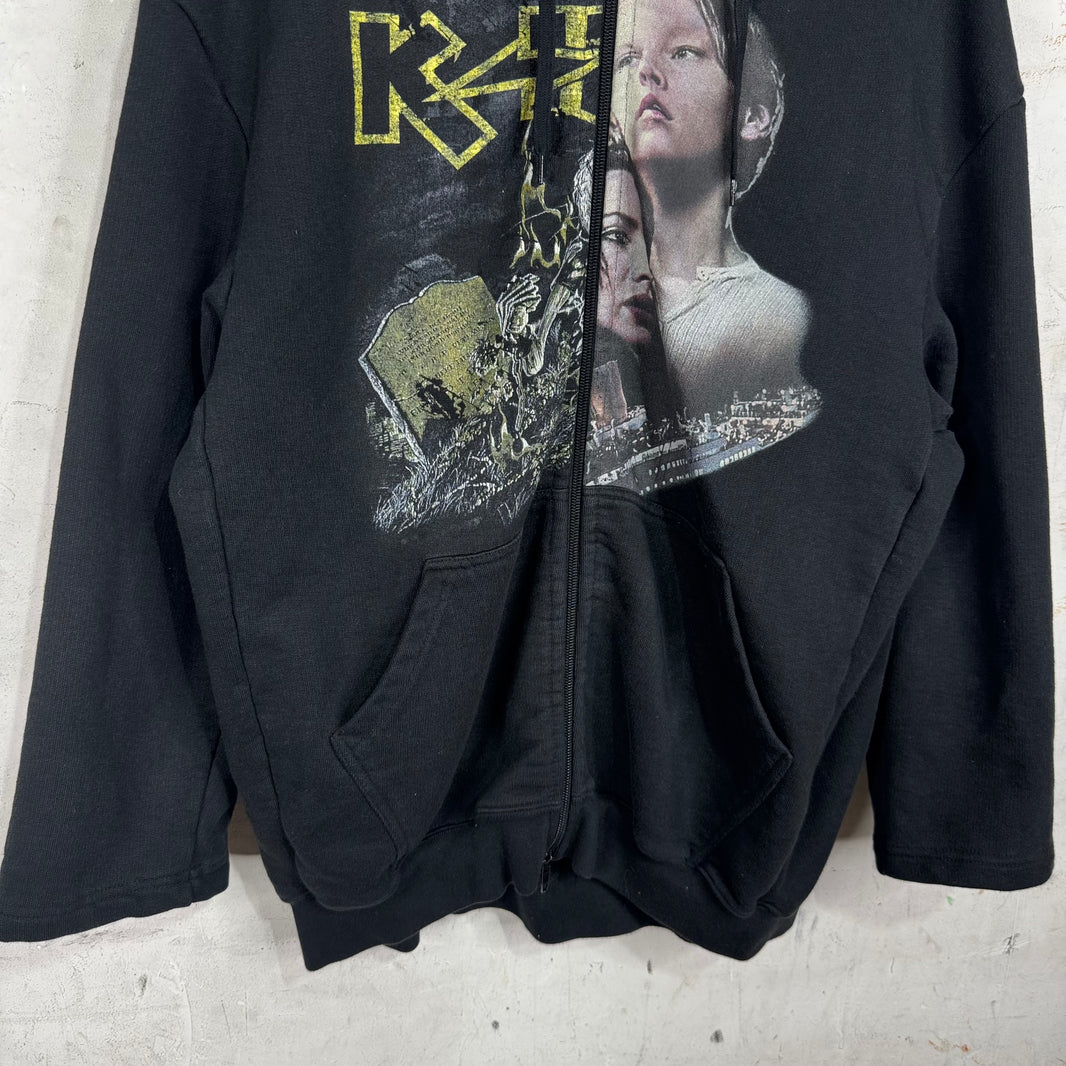 Vetements 2018 Titanic Zip Up Split Hoodie