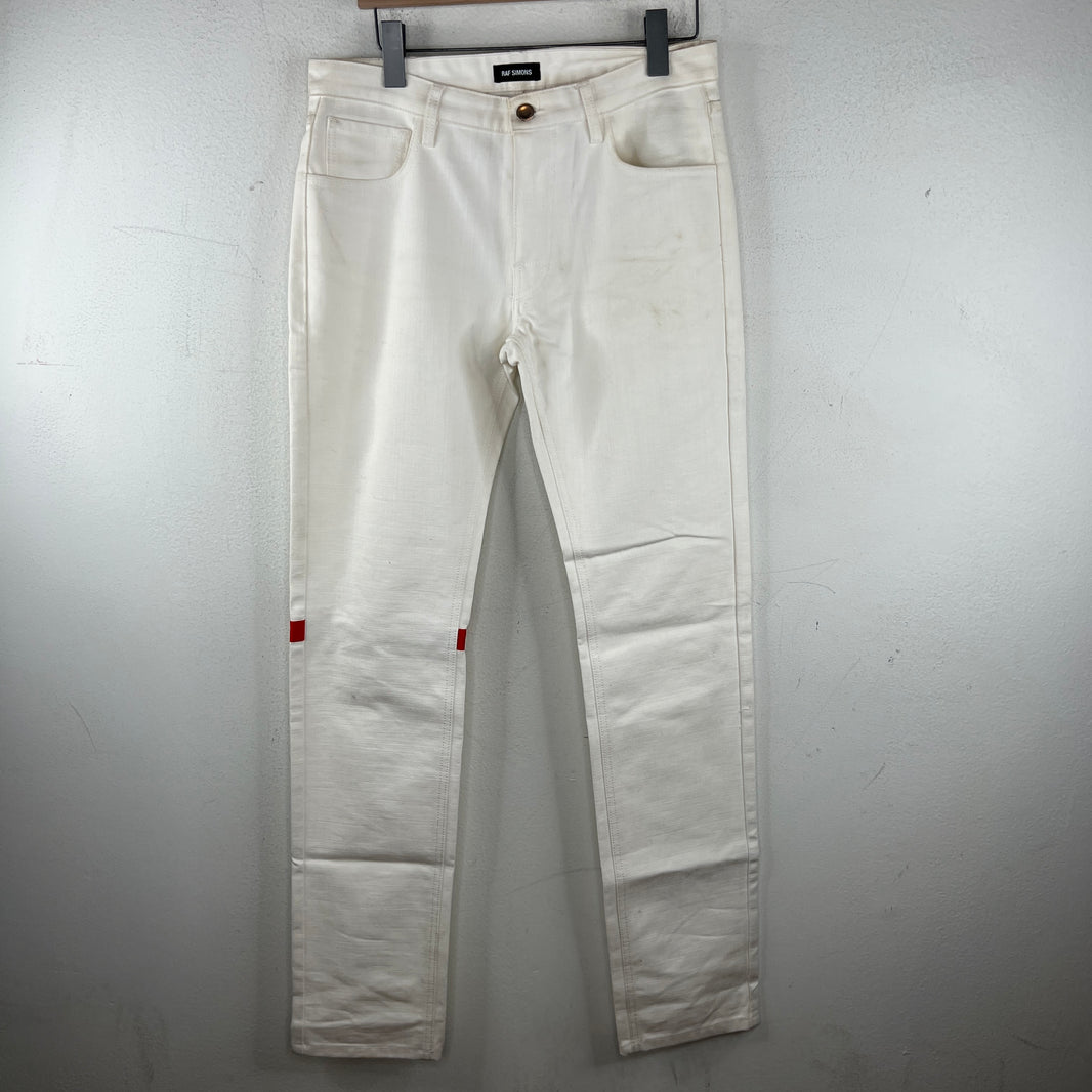 Raf Simons White Transformer Pants
