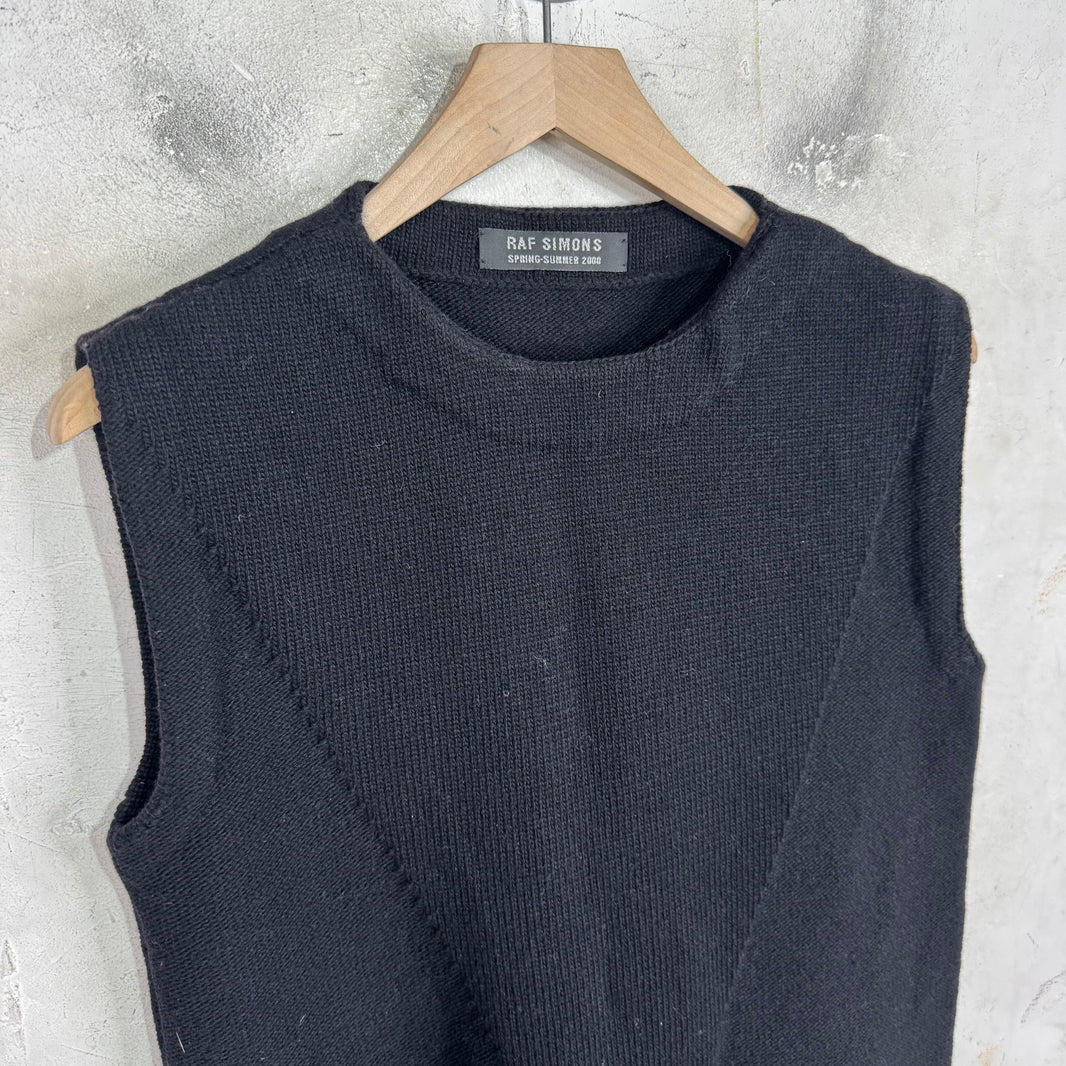 Raf Simons SS2000 Knitted Sweater Vest