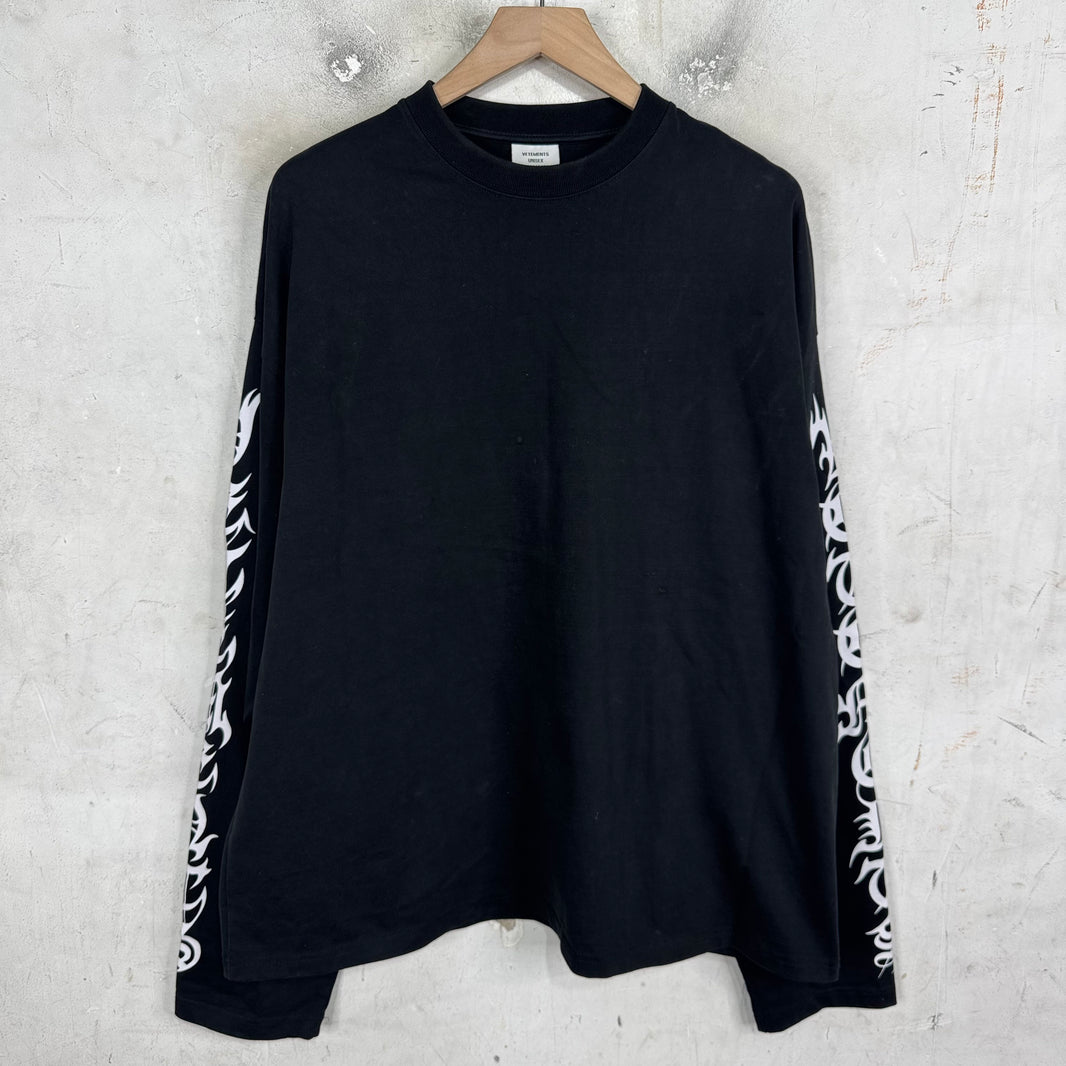 Vetements Gothic Sleeve LS T-Shirt