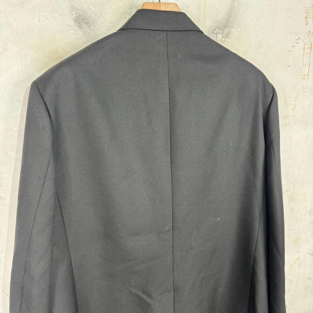 Burberry Black Double Breasted Blazer
