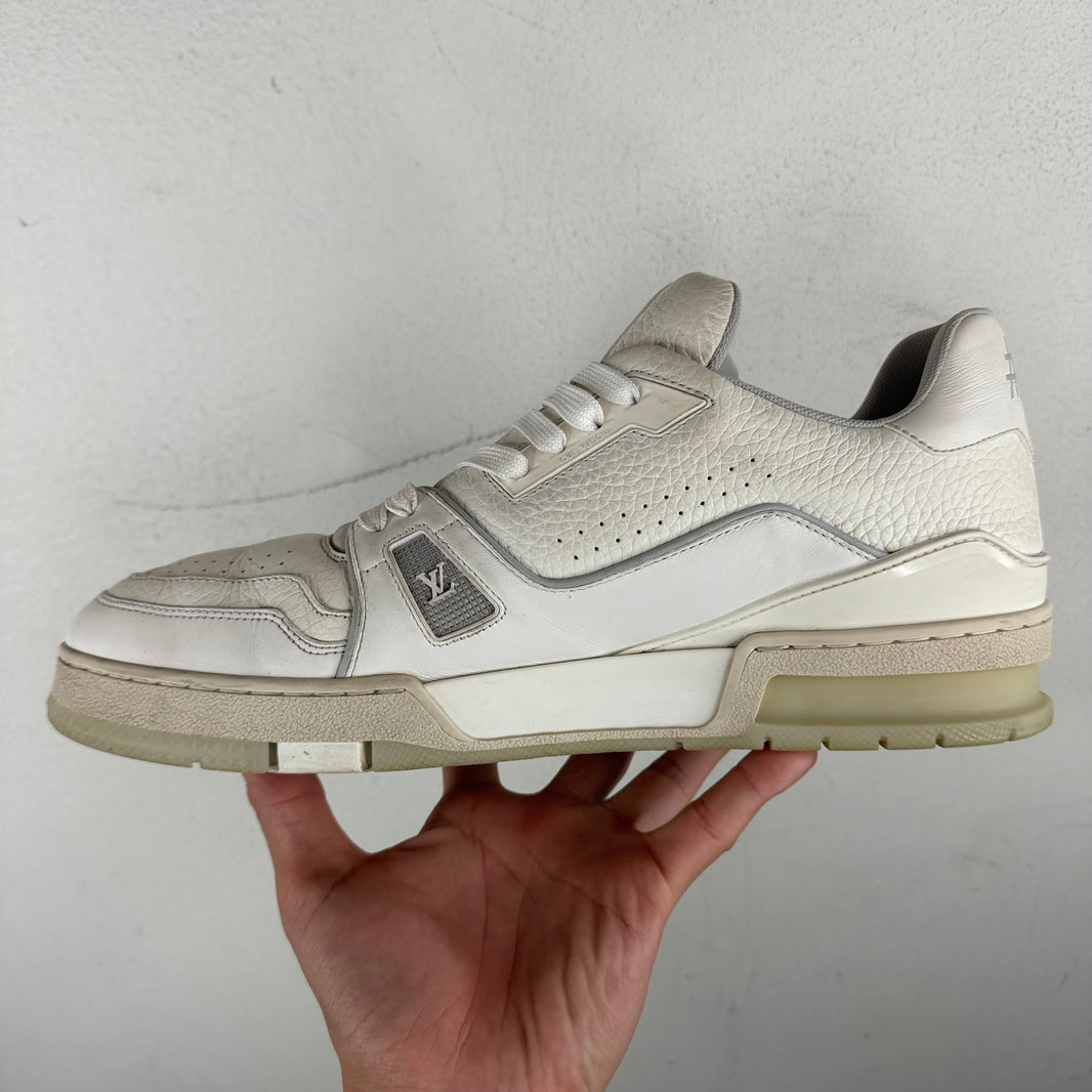 Louis Vuitton White/Gray Trainers