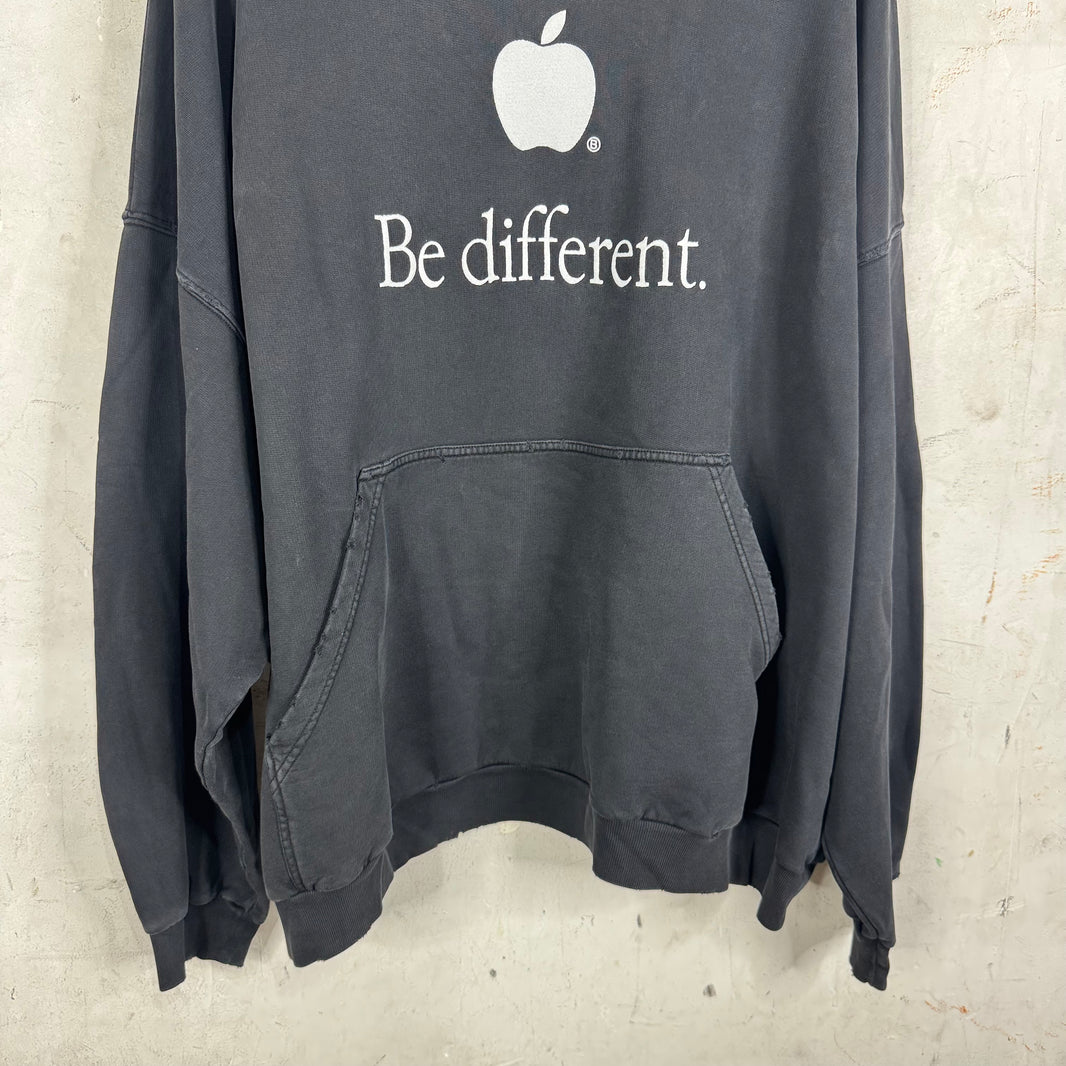 Balenciaga Be Different Apple Hoodie