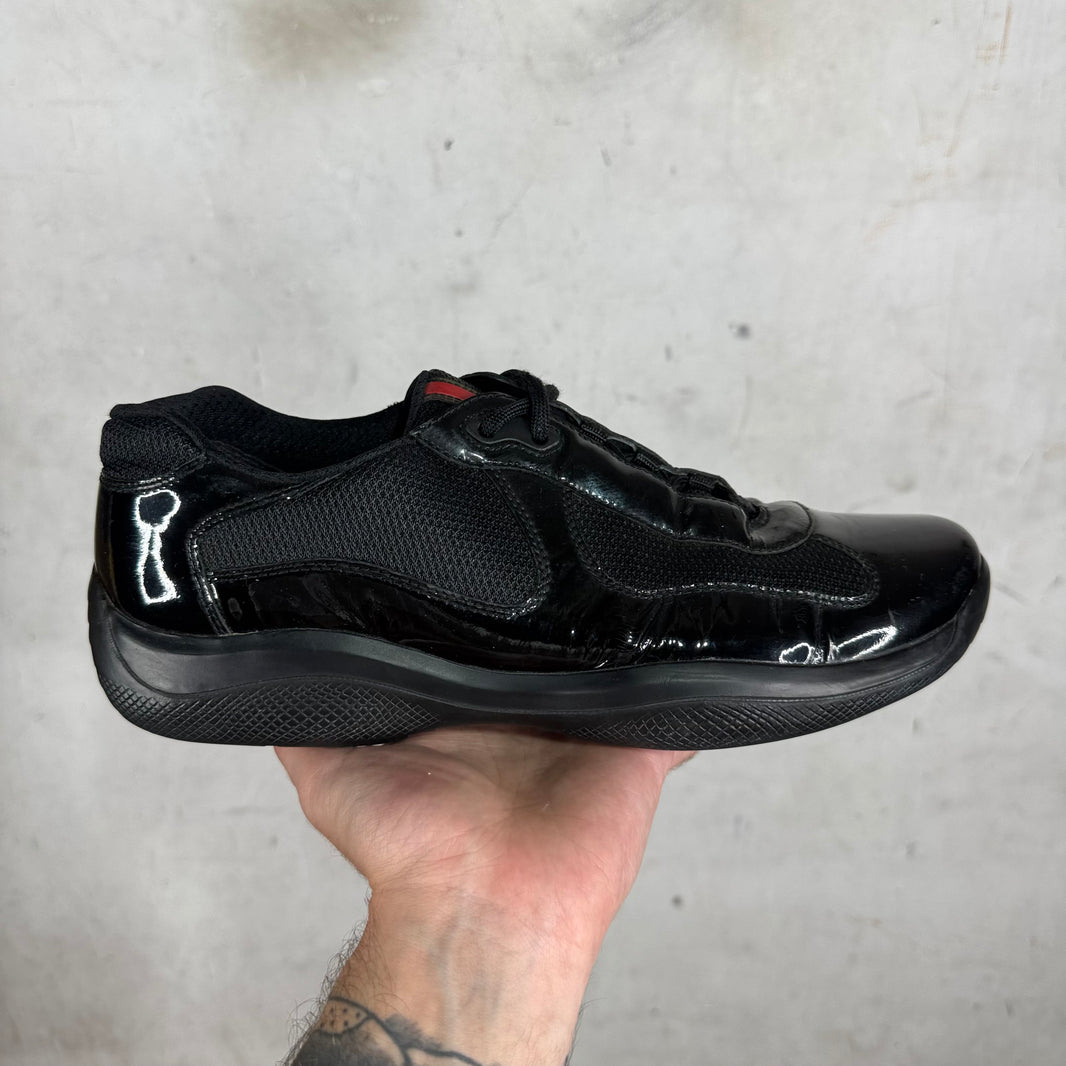 Prada Black Patent America Cups