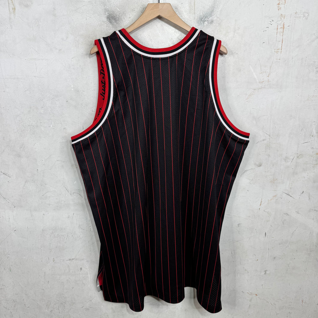 Just Don x Mitchell & Ness Striped Bulls Jersey