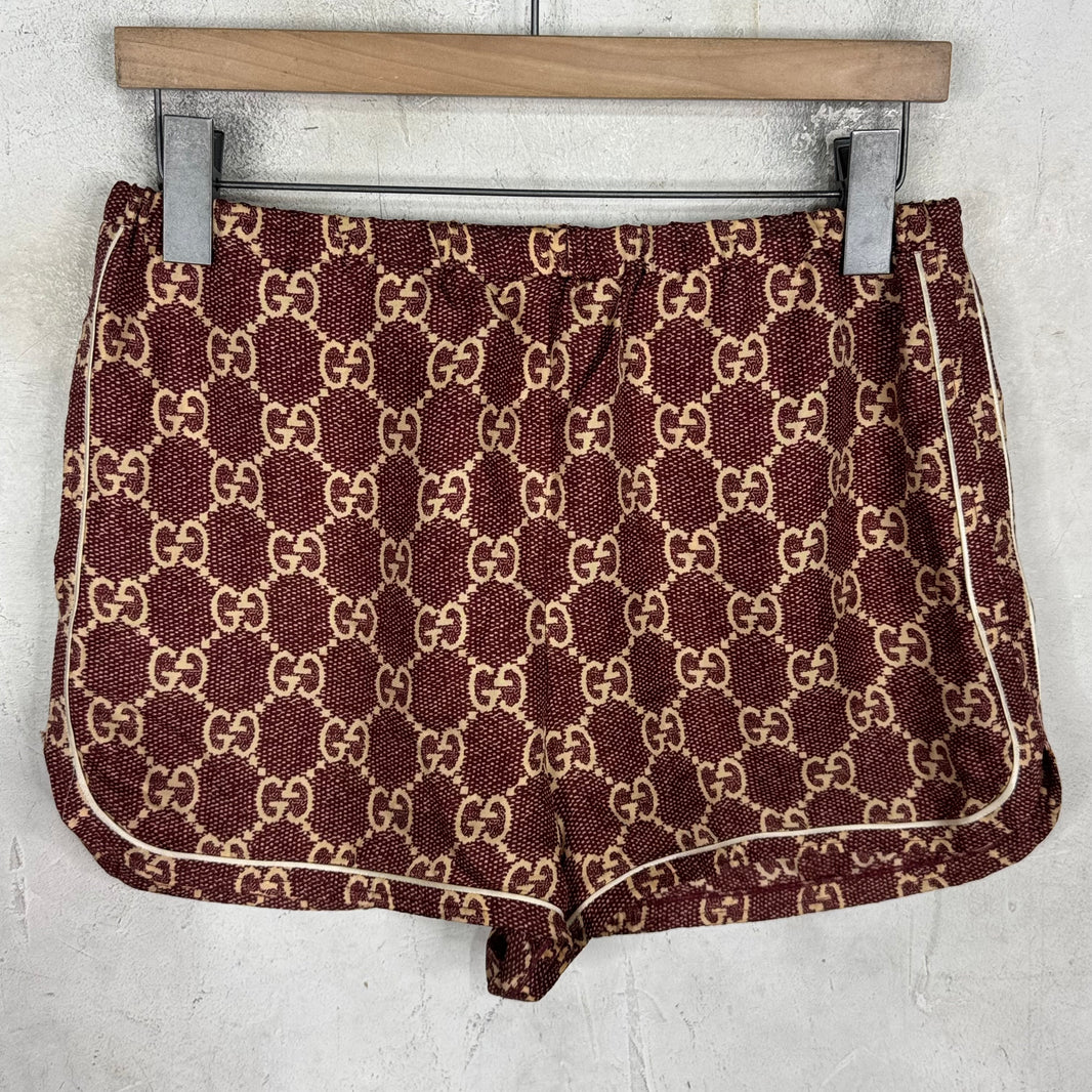Gucci Monogram Silk Boxer Shorts