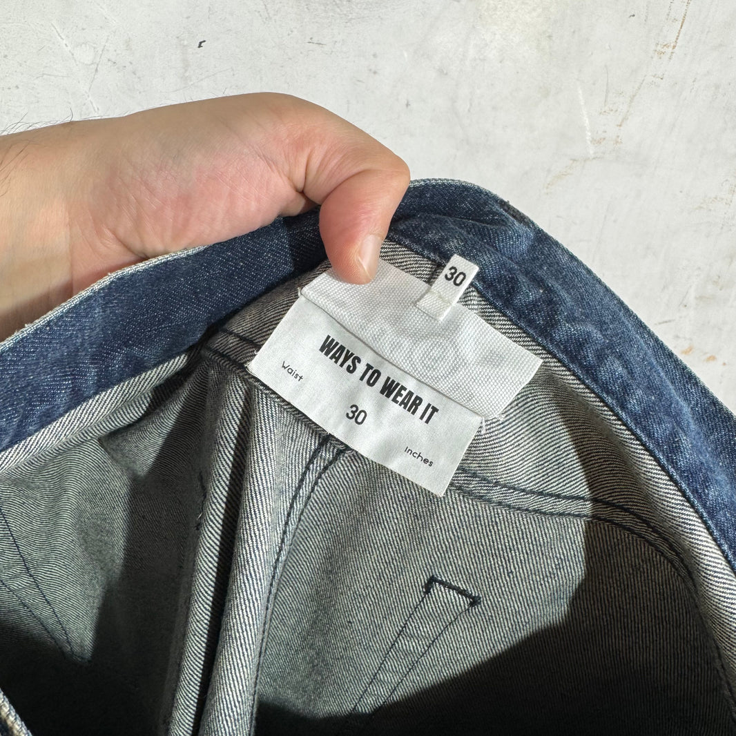 Margiela MM6 Distressed Bootcut Jeans