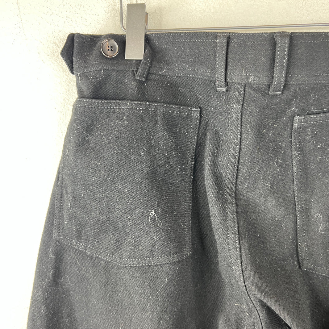 CDG Shirt Wool Patchwork Trousers