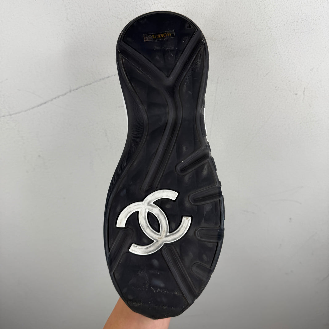 Chanel Nylon/Suede Sport Trail Low Top Sneakers