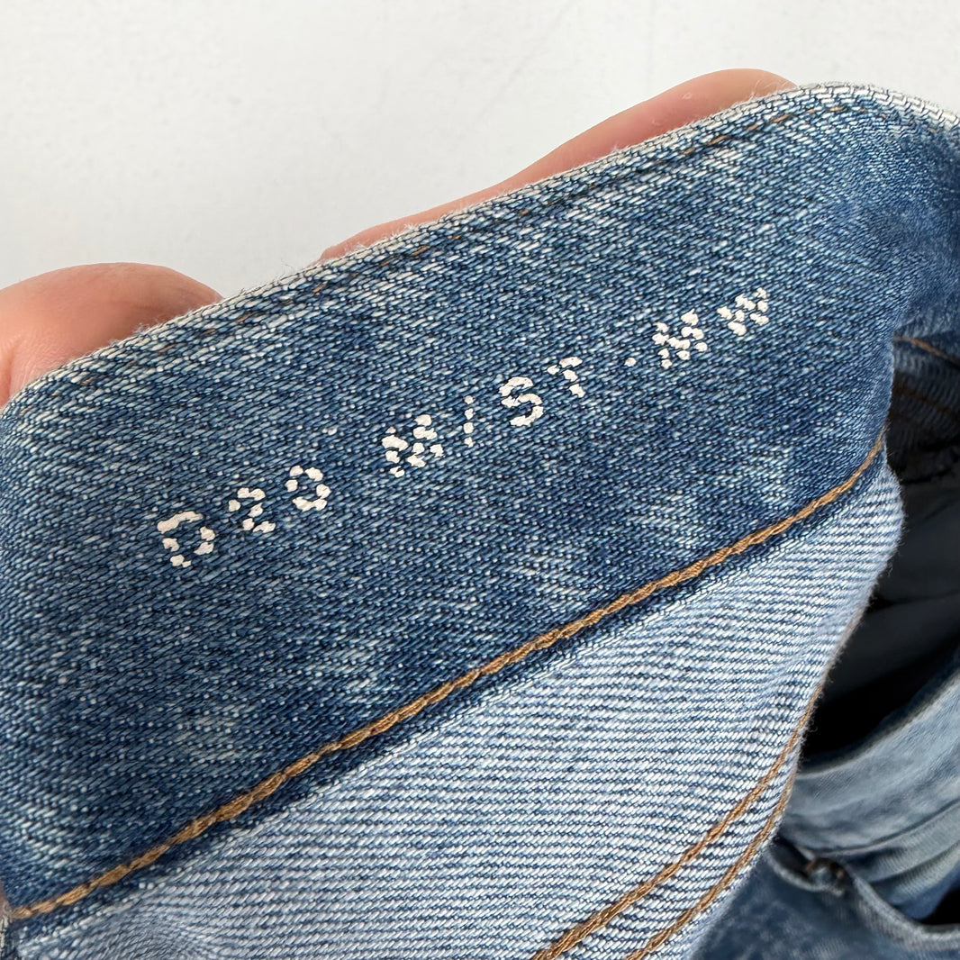 Saint Laurent D20 Chopped Light Wash Jeans