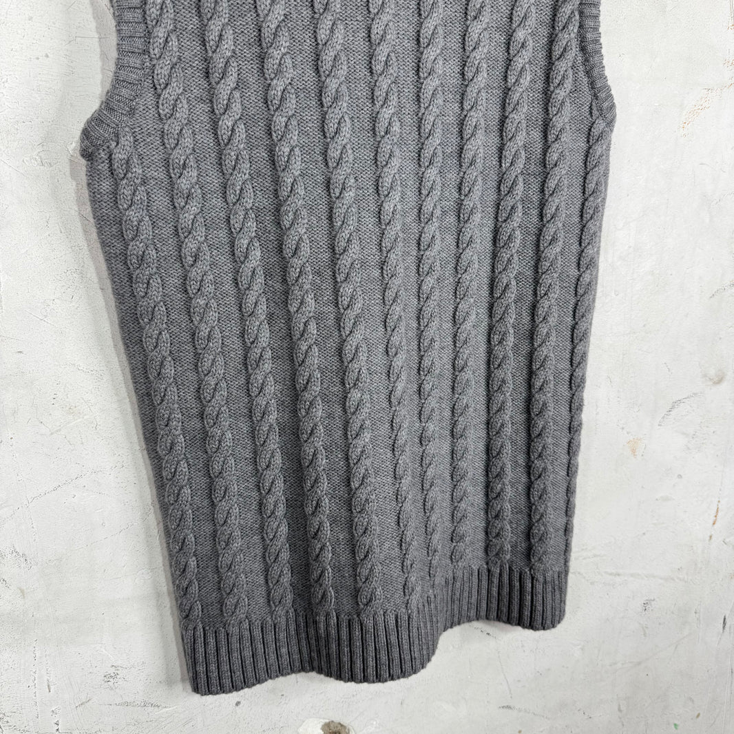 Raf Simons AW99-00 Cable Knit Sweater Vest