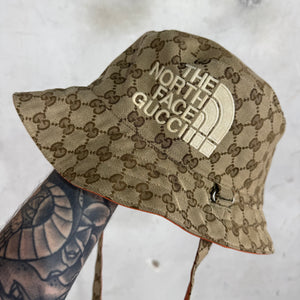 Gucci x TNF Monogram Safari Bucket Hat