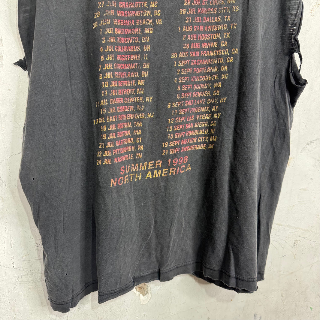 Vintage Metallica 98' Smoked Cutoff T-Shirt