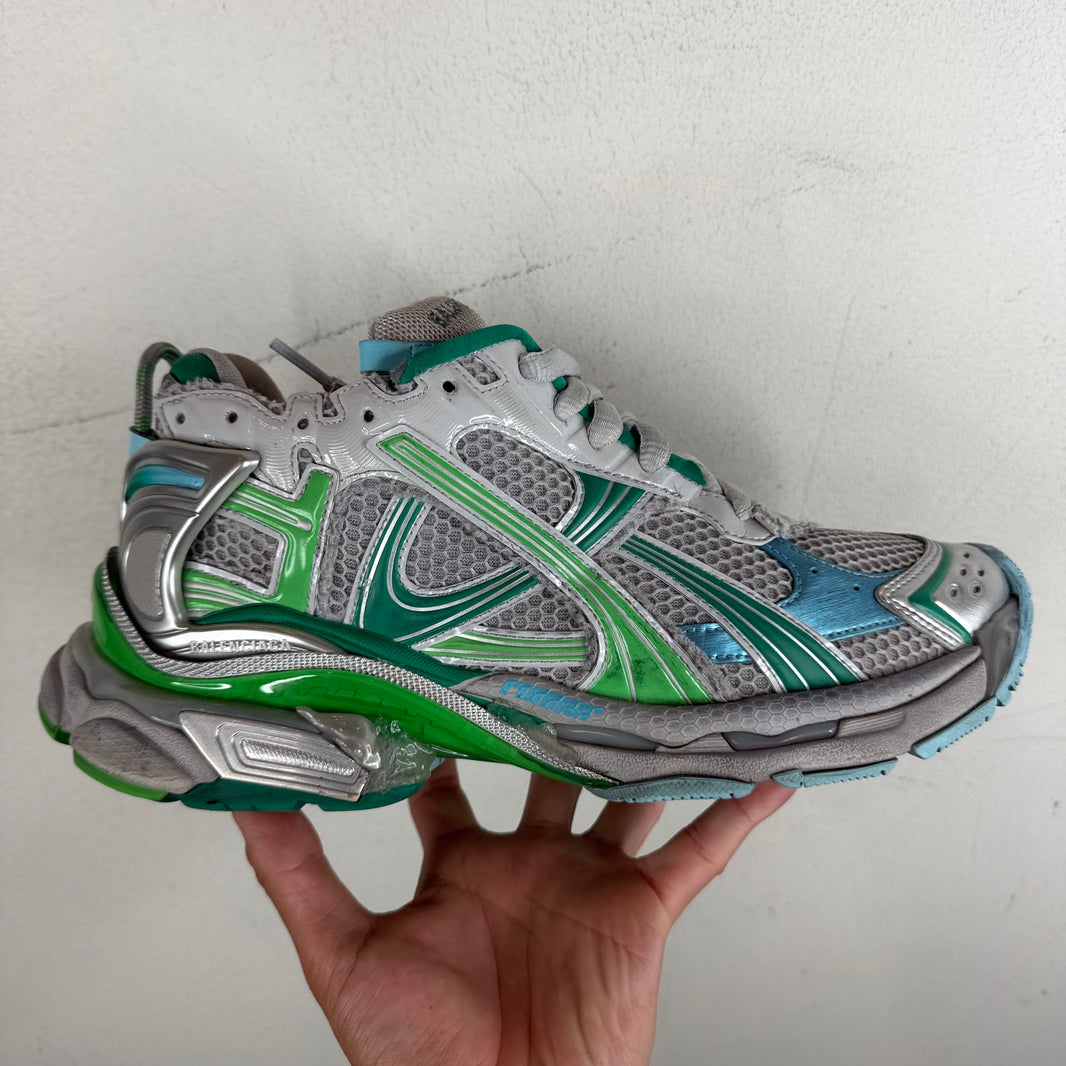 Balenciaga Gray/Green Runners