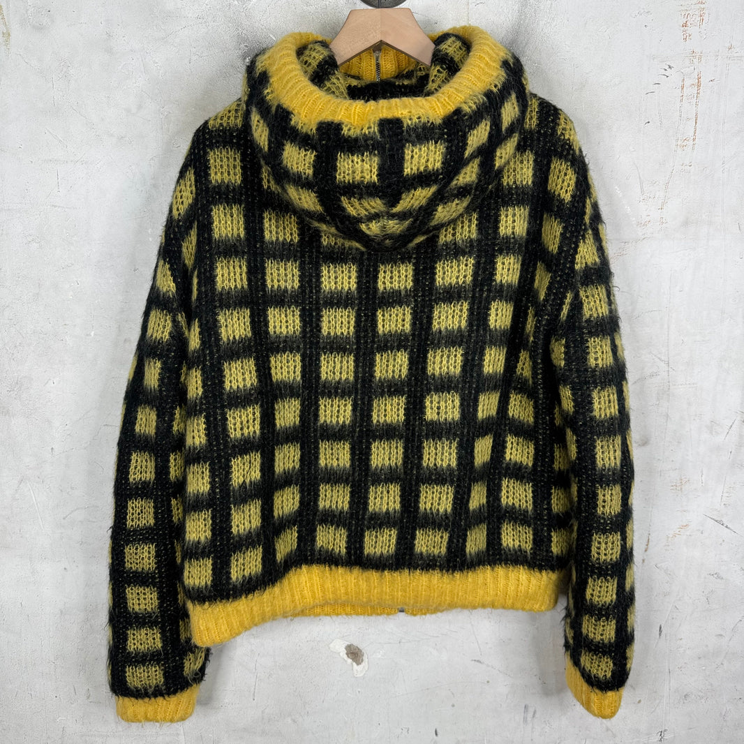 Marni Fuzzy Wuzzy Zip Up Hoodie